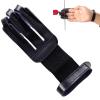 FENJANER Archery Glove 3 Finger Guard Leather Finger Tab for Adult Youth Beginner (Black)