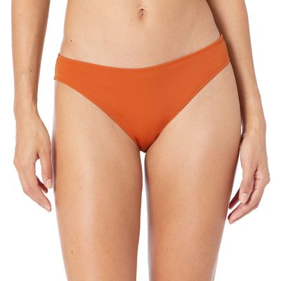 Amazon Essentials Women's Classic Full Coverage Low Rise Bikini Swimsuit Bottom, Terracotta, X-Large