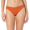 Amazon Essentials Women's Classic Full Coverage Low Rise Bikini Swimsuit Bottom, Terracotta, X-Large view 1