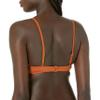 Amazon Essentials Women's Light-Support Triangle Bikini Swimsuit Top with Adjustable Straps, Terracotta, Medium view 2