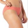Amazon Essentials Women's Classic Full Coverage Low Rise Bikini Swimsuit Bottom, Coral Pink, Large view 3