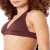 Amazon Essentials Women's Light-Support Padded Tie Halter Bikini Swimsuit Top (Available in Plus Size), Deep Brown, X-Small view 3