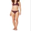 Amazon Essentials Women's Light-Support Padded Tie Halter Bikini Swimsuit Top (Available in Plus Size), Deep Brown, X-Small view 4