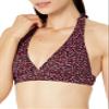 Amazon Essentials Women's Light-Support Tie Halter Bikini Swimsuit Top (Available in Plus Size), Brick Red Leopard, Medium view 4