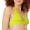 Amazon Essentials Women's Light-Support Padded Tie Halter Bikini Swimsuit Top (Available in Plus Size), Lime Green, Small view 3
