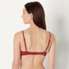 Amazon Essentials Women's Light-Support Triangle Bikini Swimsuit Top with Adjustable Straps, Brick Red, Medium view 3