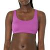 Amazon Essentials Women's Scoop Neck Swim Crop Top, Violet, X-Large view 1