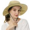 BASSDASH Women UPF 50 Sun Hat with Ponytail Hole Neck Flap Water Resistant Fishing Outdoor view 4