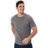 netdraw Men's Ultra-Soft Bamboo Viscose T-Shirt, Curved Hem Lightweight Cooling Cotton Blend Casual Tee, Charcoal Gray, Large view 4
