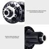 Alomejor 2pcs Hubs, 32 Holes 4 Bearing Front Rear Hub Replacement Black Aluminium Alloy Disc Hubs for Mountain Cycling view 4