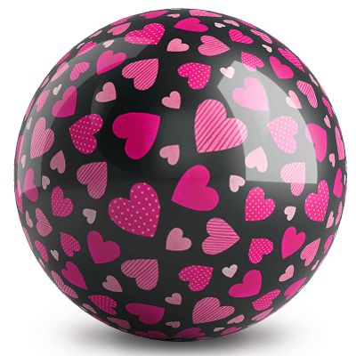 On The Ball Bowling KR Strikeforce So Many Hearts 8lb Bowling Ball Made of Polyester (8)