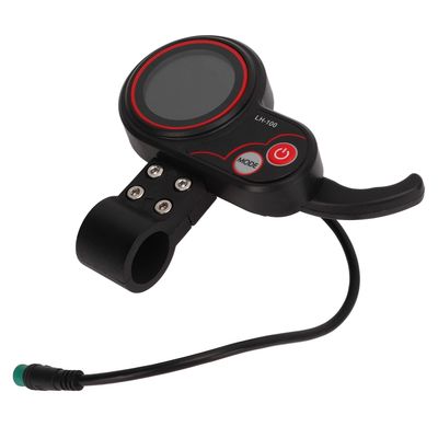 VBESTLIFE Electric Thumb Throttle with LCD Display, Electric LCD Display Meter with 5P Connector 24V 36V 48V 60V Control Panel for 22.2mm Electric Scooter