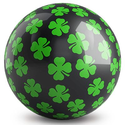 On The Ball Bowling KR Strikeforce All The Luck Shamrock 8lb Bowling Ball Made of Polyester (8)
