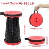 VOLIXOD Foldable Telescoping Stool Portable, Retractable Stool for Adults, Upgraded Collapsible Folding Seats with Load Capacity 550lbs, Camping Stools for Adults view 2