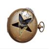 Antique Brass Push Button Compass Pocket Sundial Compass for Navigation Outdoor Activities Camping Hiking 2 inch Best for Gift Pack of 1 view 2