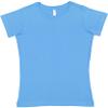 LAT Women 100% Cotton Jersey Crew Neck Short Sleeve Tee (3516) Tradewind, S view 1