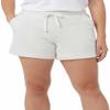 32 DEGREES Women's Cool 2-Pack Pull On Short, Heather White/Heather Smokey Grape, Large view 3