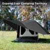 ACACIA Canopy 2-3 Person for Space Acacia Camping System, PU2000 Waterproof Camping Tarp for 4 Season Camping, UPF50+ Sunproof Tent Tarp with 2 Telescoping Poles, Carry Bag, Moonstone view 4