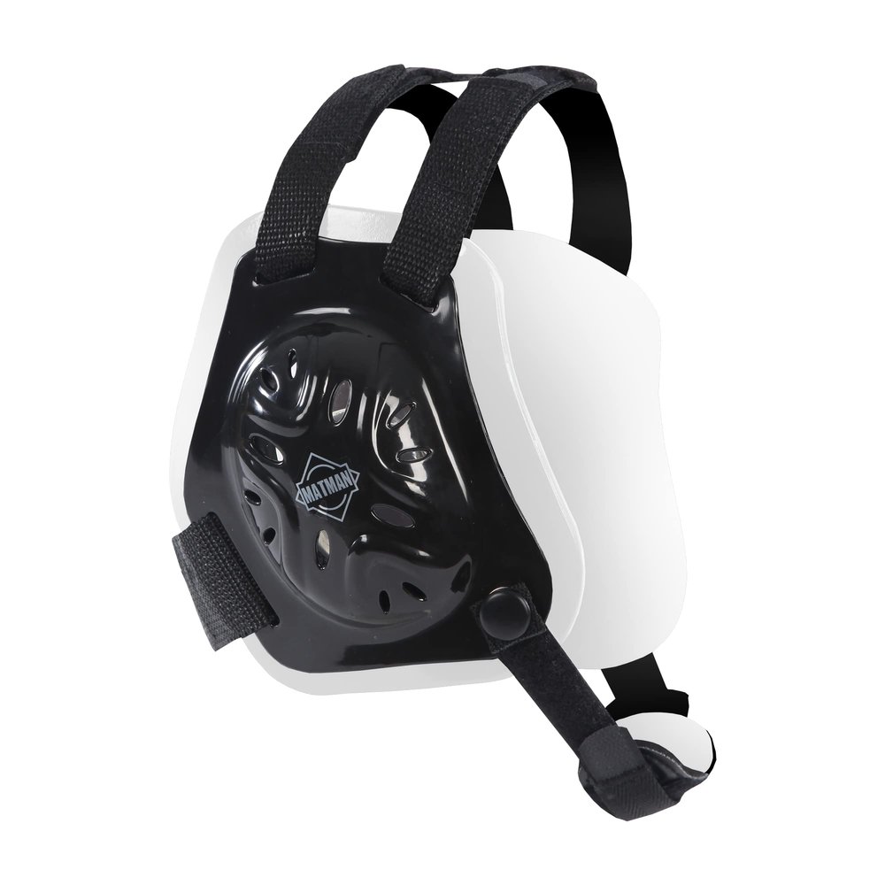 Matman Triforce Adult Wrestling Headgear Men & Womens Lightweight & Ergonomic Ear Guards for Wrestling, BJJ & MMA (Black/White)