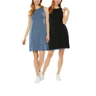 32 Degrees Womens Lightweight 4 Way Stretch Reversible Dress,Black,Small