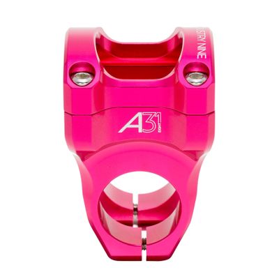 Industry Nine A318 Bike Stem - Pink 31.8mm Mountain Bike Stem with 40mm Length - Made in USA