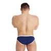 ARENA Men's Icons Swim Brief Solid MaxLife Athletic Swimwear Professional Training Swimsuit Trunk Sports Bathing Suit, Navy/White Logo, US Size 24 view 2