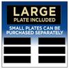 Crown Awards 2.5" x 1" Engraving Plate for 20" Football Armchair Quarterback Walnut Trophy view 2