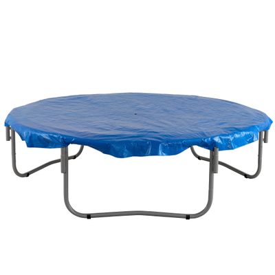 15ft Trampoline Cover, Round Trampoline Cover Rain Snow Sun Shade Protection Cover, Rainproof UV Resistant Wear-Resistant Gravity Trampoline Cover Trampoline Protective Covers - 15ft Round,Blue