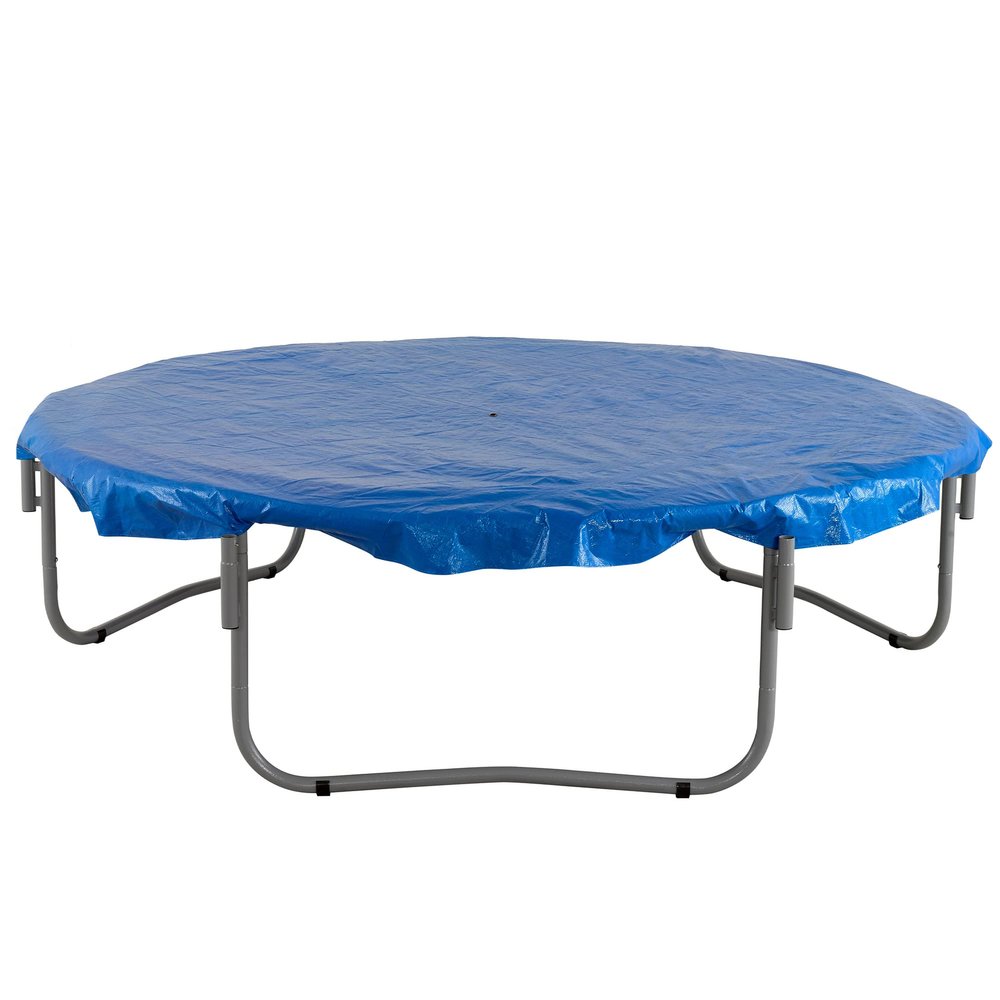 15ft Trampoline Cover, Round Trampoline Cover Rain Snow Sun Shade Protection Cover, Rainproof UV Resistant Wear-Resistant Gravity Trampoline Cover Trampoline Protective Covers - 15ft Round,Blue