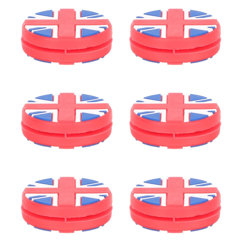 Tennis Racket Vibration Dampener 6pcs Set Lightweight and Portable Comfortable Play