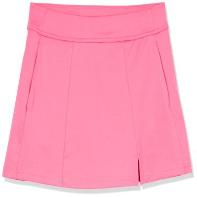 Callaway Girls' Pull-on Golf Skort with Truesculpt, Stretch Knit Fabric, Moisture-Wicking, Sun Protection, Fruit Dove, Large