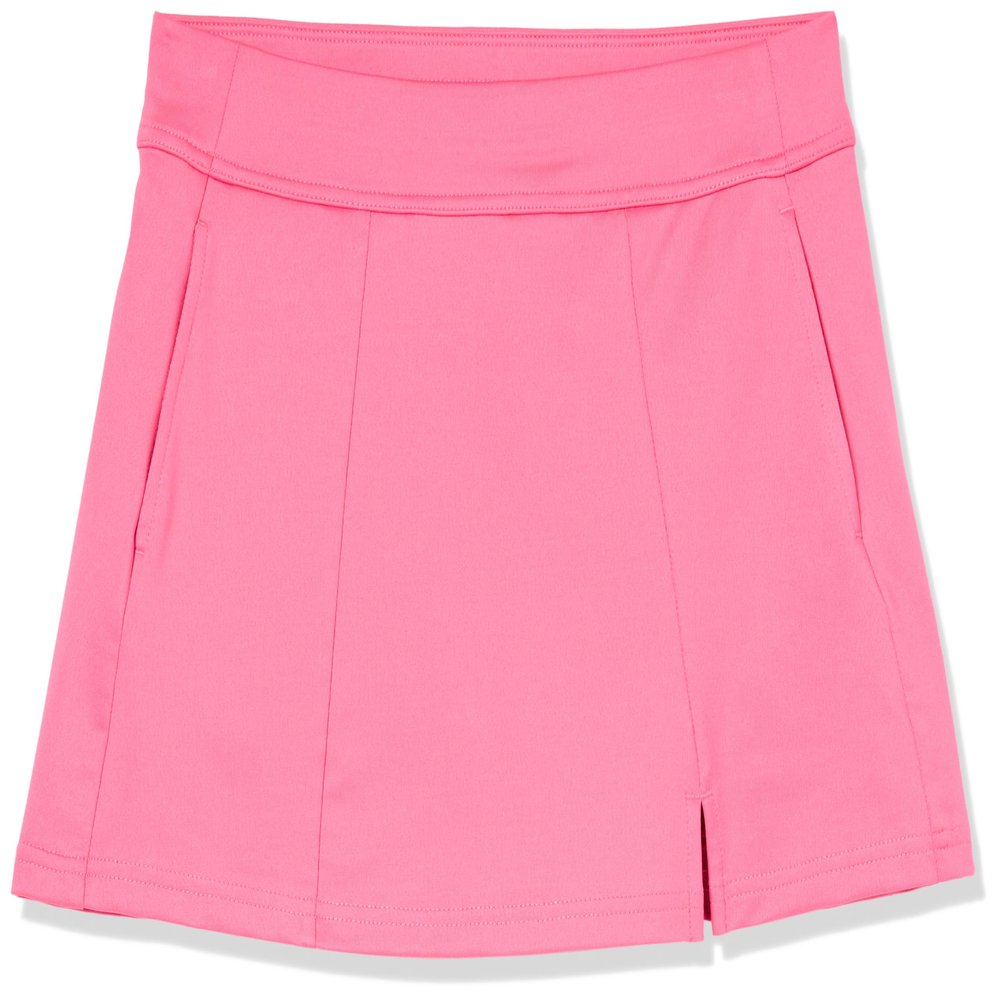Callaway Girls' Pull-on Golf Skort with Truesculpt, Stretch Knit Fabric, Moisture-Wicking, Sun Protection, Fruit Dove, Large