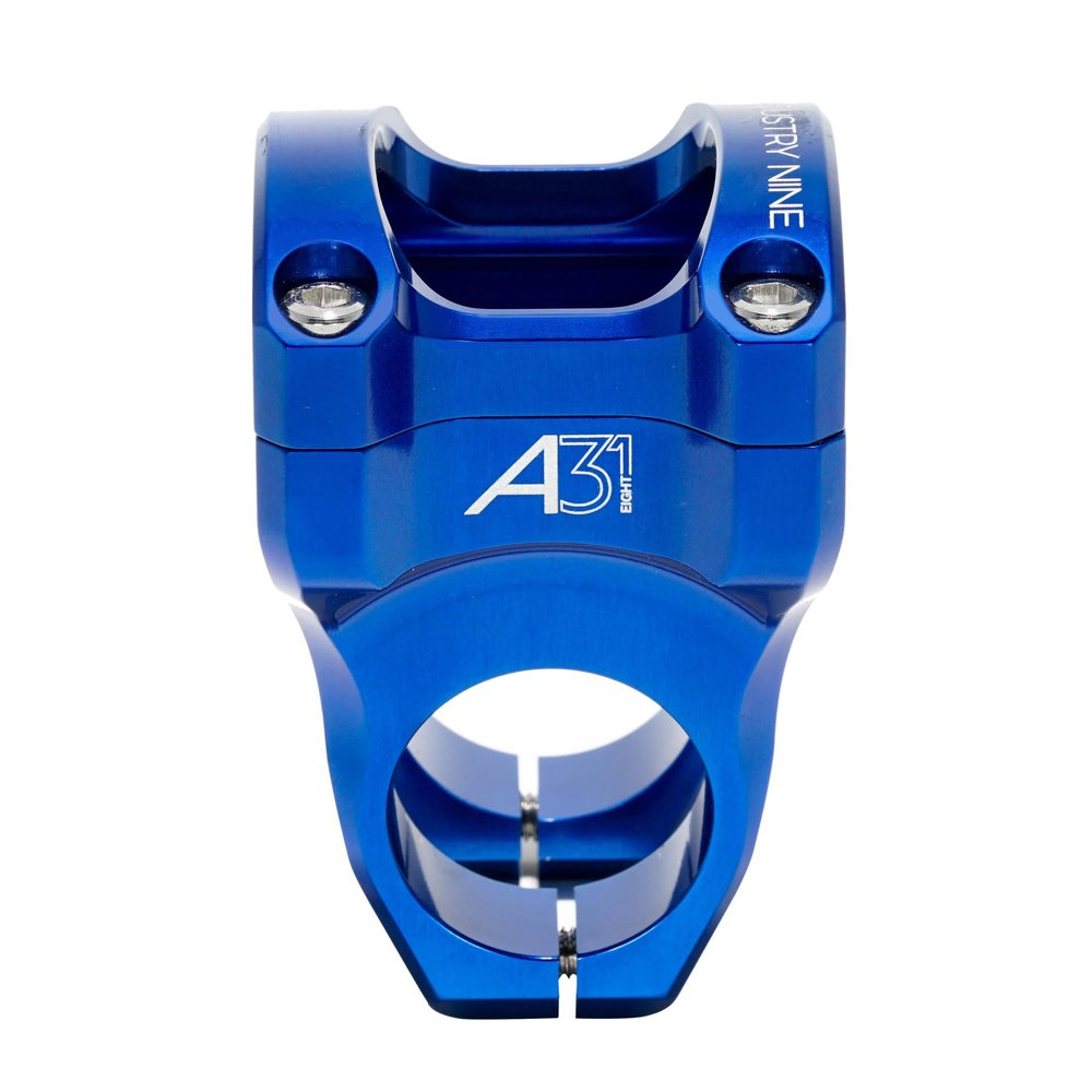 Industry Nine A318 Bike Stem - Blue 31.8mm Mountain Bike Stem with 40mm Length - Made in USA