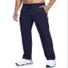 Mens Hiking Pants Elastic Waist Summer Breathable Quick Dry Fit Athletic Workout Joggers Golf Running Gym Sweatpants Pants for Men Zipper Pockets Navy L view 1
