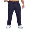 Mens Hiking Pants Elastic Waist Summer Breathable Quick Dry Fit Athletic Workout Joggers Golf Running Gym Sweatpants Pants for Men Zipper Pockets Navy L view 3