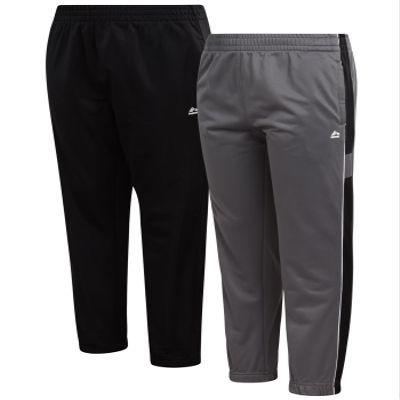 RBX Boys Sweatpants, 2-Pack Performance Joggers, Elastic Waist & Pockets