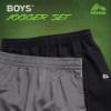 RBX Boys Sweatpants, 2-Pack Performance Joggers, Elastic Waist & Pockets view 3