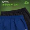 RBX Boys Sweatpants, 2-Pack Performance Joggers, Elastic Waist & Pockets view 3