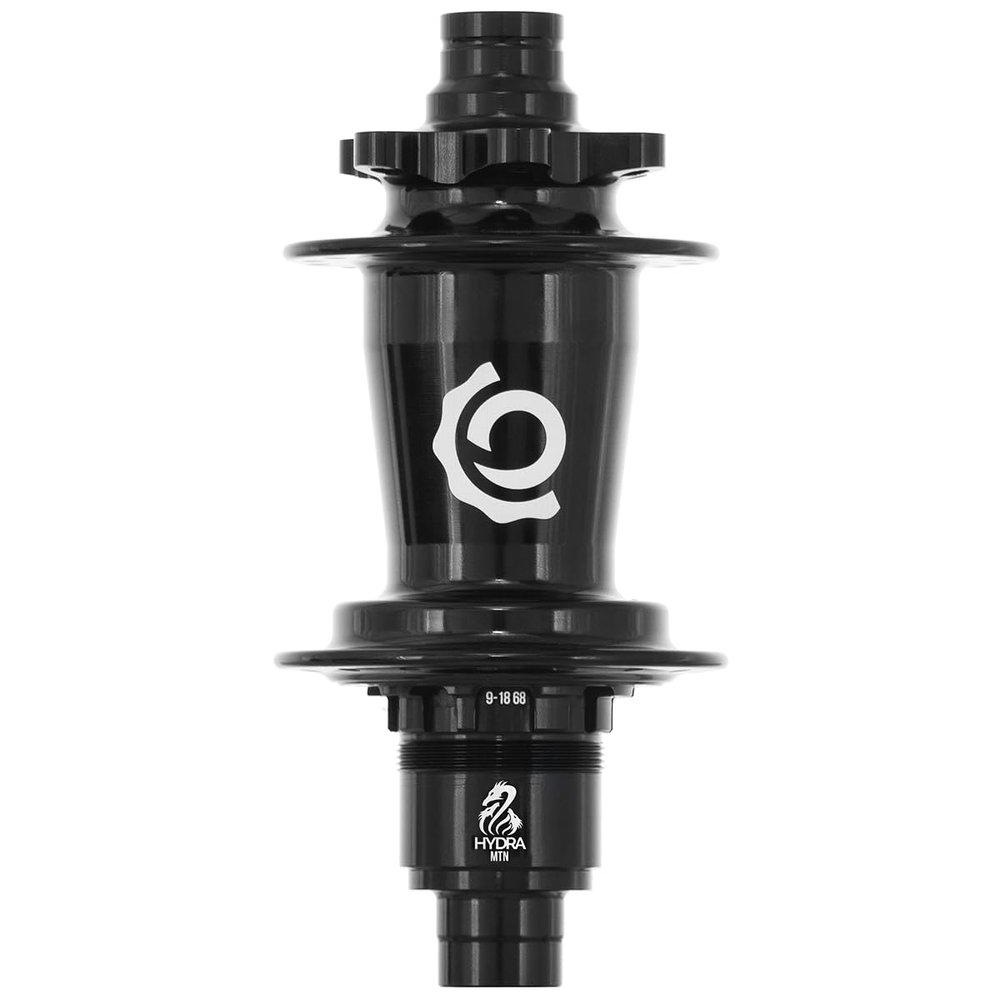 Industry Nine Hydra Classic Boost Rear Hubs - 32 Spoke Hole Mountain Bike Wheel Hub - Black - 6 Bolt XD