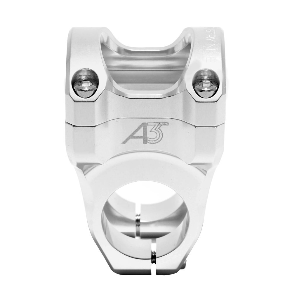 Industry Nine A35 Bike Stem - Silver 35mm Mountain Bike Stem with 32mm Length - Made in USA