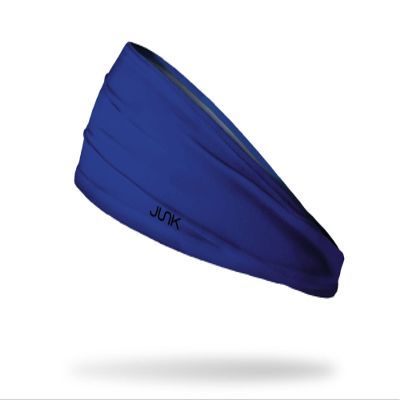 JUNK Brands Big Bang Lite Headband - Moisture-Wicking, Performance Fabric,Non-Slip, Sports Sweatband for Men & Women - One Size - Blue Lagoon