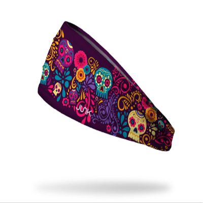 JUNK Brands Big Bang Lite Headband - Moisture-Wicking, Performance Fabric, Non-Slip, Sports Sweatband for Men & Women - One Size - Mis Amigas