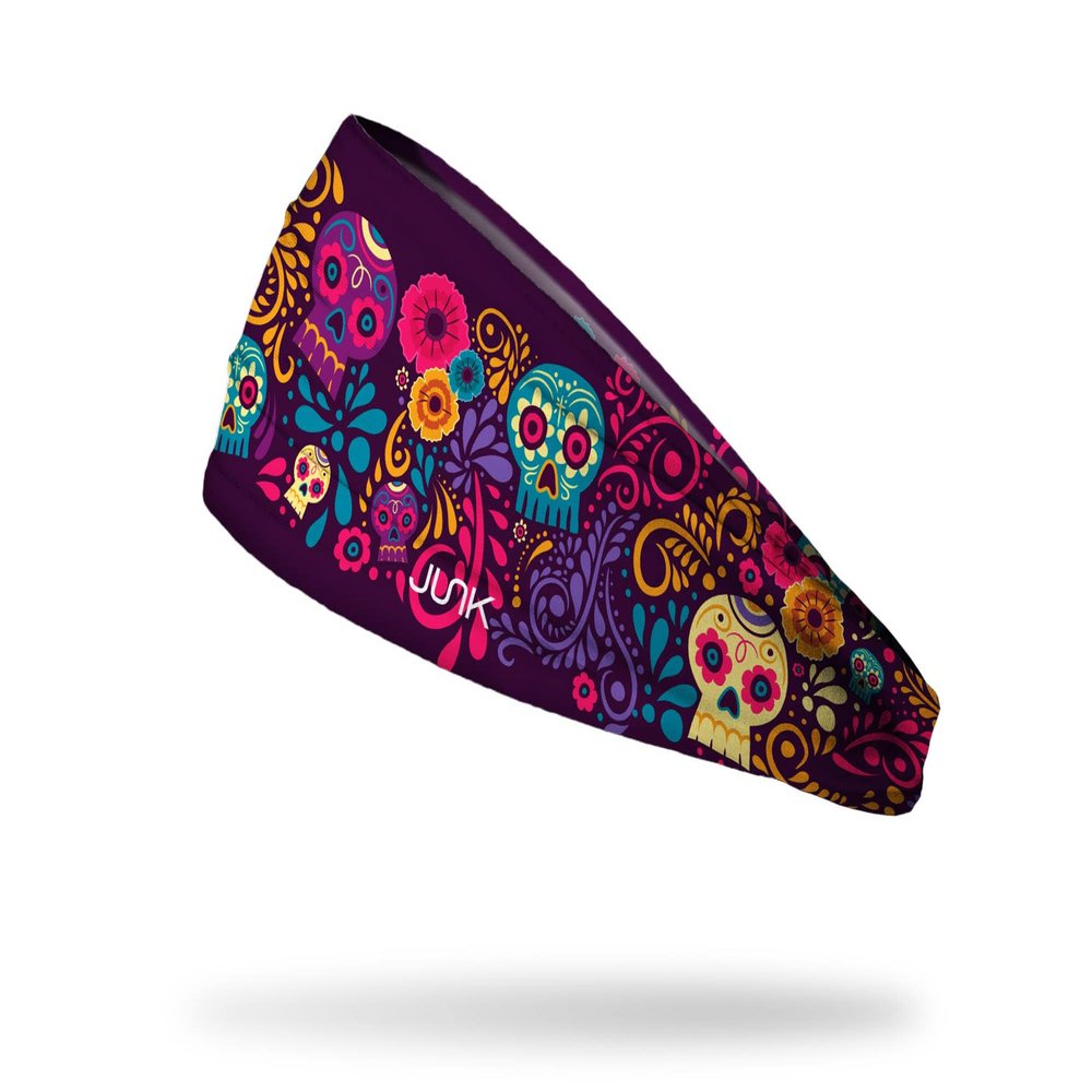 JUNK Brands Big Bang Lite Headband - Moisture-Wicking, Performance Fabric, Non-Slip, Sports Sweatband for Men & Women - One Size - Mis Amigas