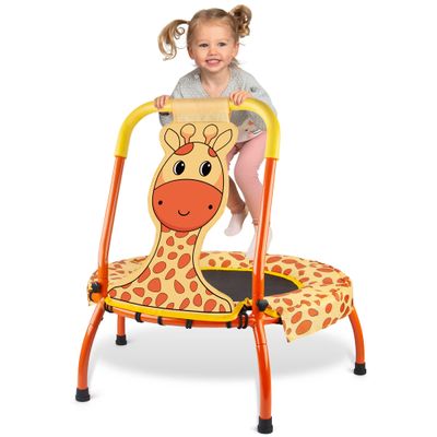 Yeeeasy Toddler Trampoline Baby Trampoline - Mini Trampolines for Kids 1 Year Plus Nursery Toy Gifts, Baby Gifts for Boys and Girls, Indoor and Outdoor, Giraffe