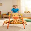 Yeeeasy Toddler Trampoline Baby Trampoline - Mini Trampolines for Kids 1 Year Plus Nursery Toy Gifts, Baby Gifts for Boys and Girls, Indoor and Outdoor, Giraffe view 2