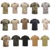 Outdoor Sports Airsoft Hunting Shooting Uniform Combat BDU Clothing Tactical Quick Dry Camouflage Cotton Shirt - Black - XXXL view 2