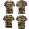 Outdoor Sports Airsoft Hunting Shooting Uniform Combat BDU Clothing Tactical Quick Dry Camouflage Cotton Shirt - Black - XXXL view 3