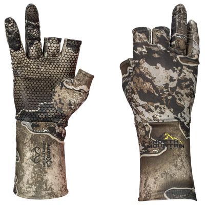North Mountain Gear Camo Hunting Gloves - Fingerless - Realtree Excape