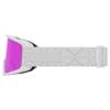Giro Dylan Ski Goggles - Snowboard Goggles for Women & Youth - White Flake Strap with Amber Pink/Clear Lenses view 2