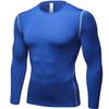 SPVISE Blue Compression Long Sleeve Shirt Men Athletic T-Shirt Workout Tops Gym Undershirts Cool Dry Base Layer Sports Gear view 1